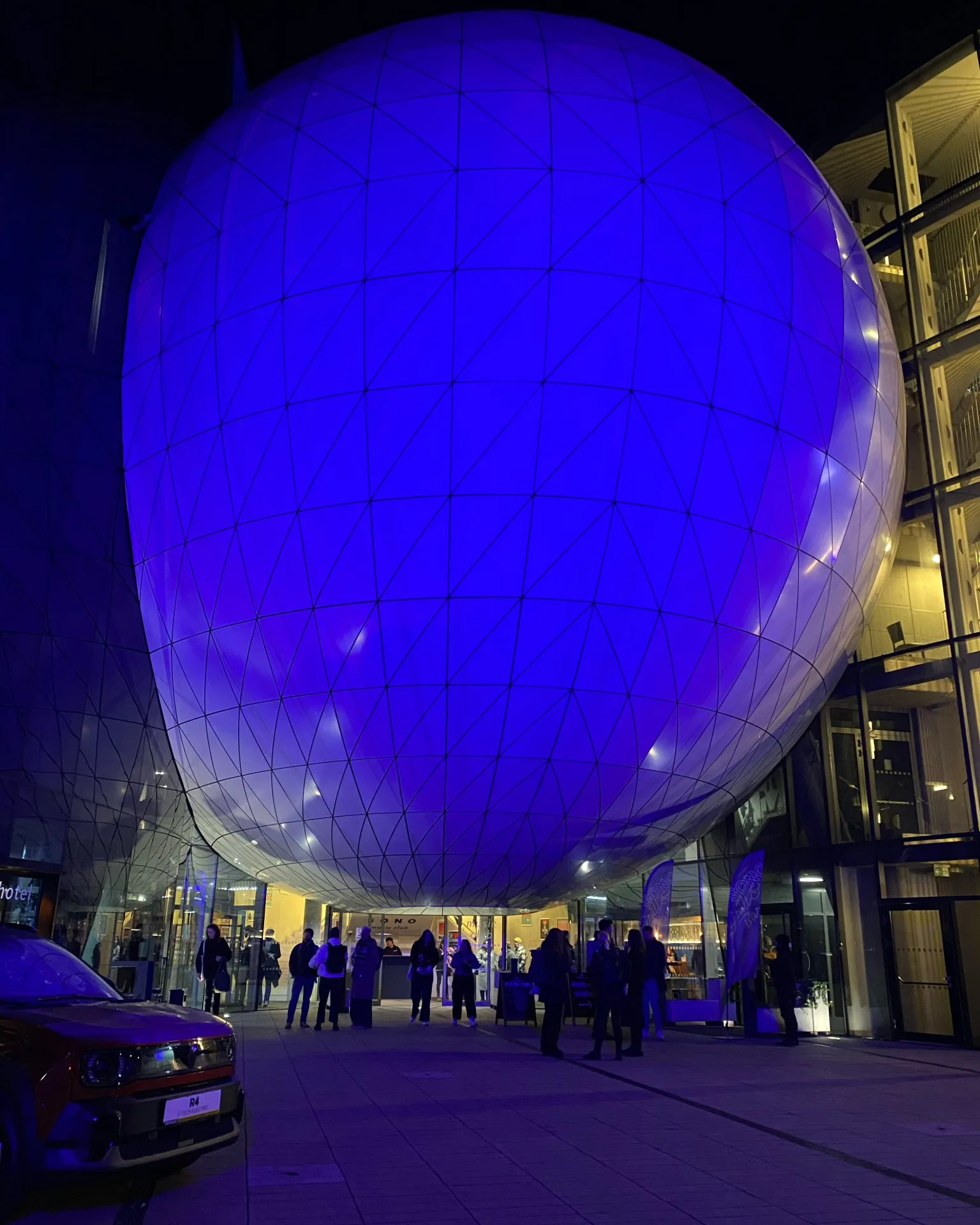 Sono Music Club in Brno bei Nacht